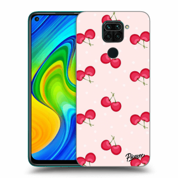 Picasee silikónový prehľadný obal pre Xiaomi Redmi Note 9 - Cherries