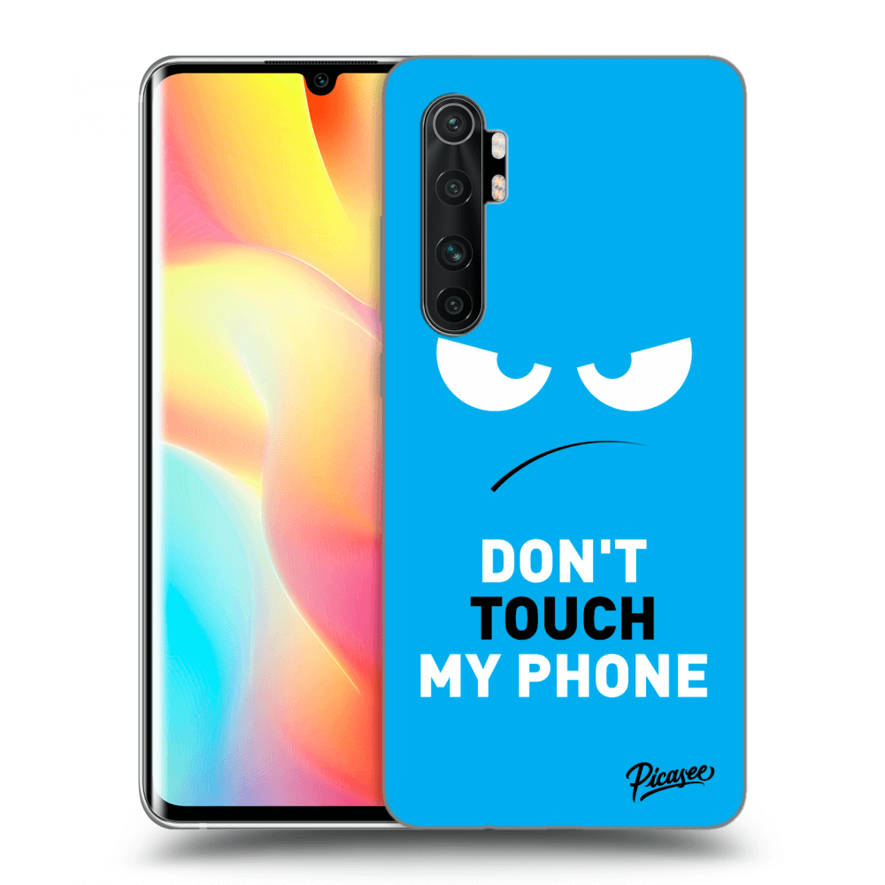 Picasee ULTIMATE CASE pro Xiaomi Mi Note 10 Lite - Angry Eyes - Blue