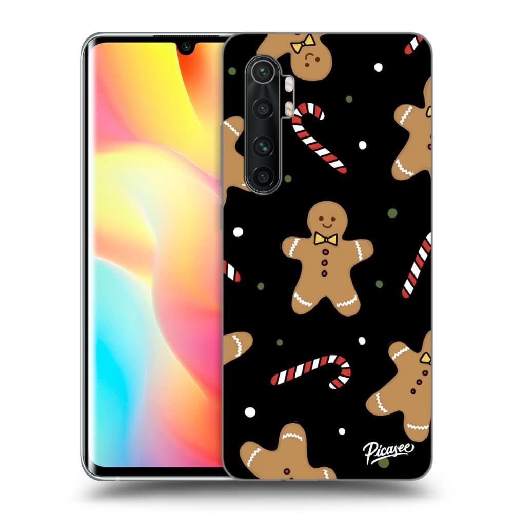 Picasee silikónový čierny obal pre Xiaomi Mi Note 10 Lite - Gingerbread