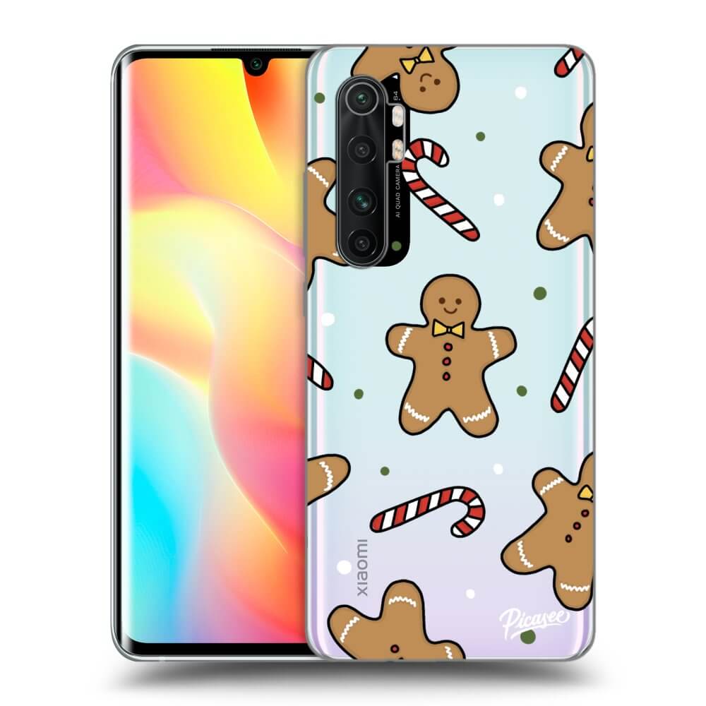 Picasee silikónový prehľadný obal pre Xiaomi Mi Note 10 Lite - Gingerbread