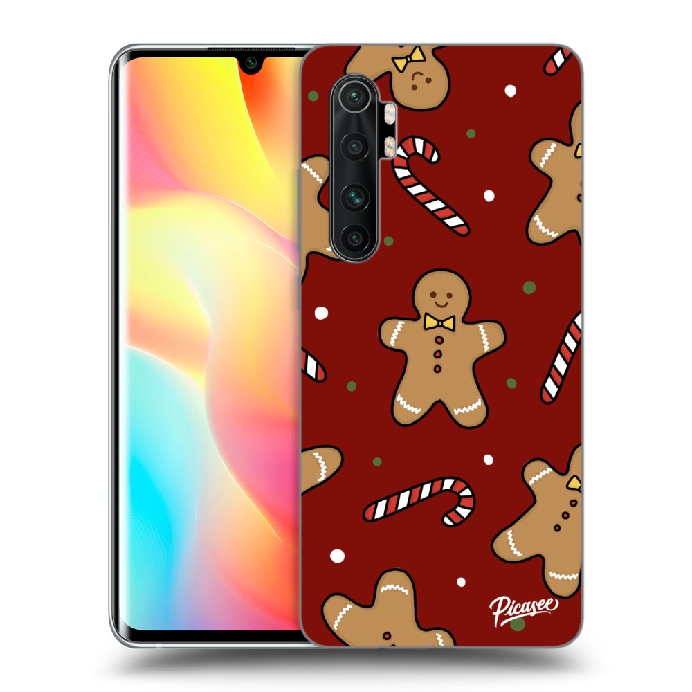 Picasee silikónový prehľadný obal pre Xiaomi Mi Note 10 Lite - Gingerbread 2