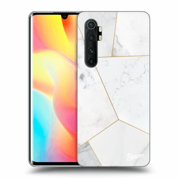 Obal pre Xiaomi Mi Note 10 Lite - White tile