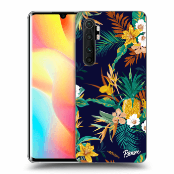 Picasee silikónový prehľadný obal pre Xiaomi Mi Note 10 Lite - Pineapple Color