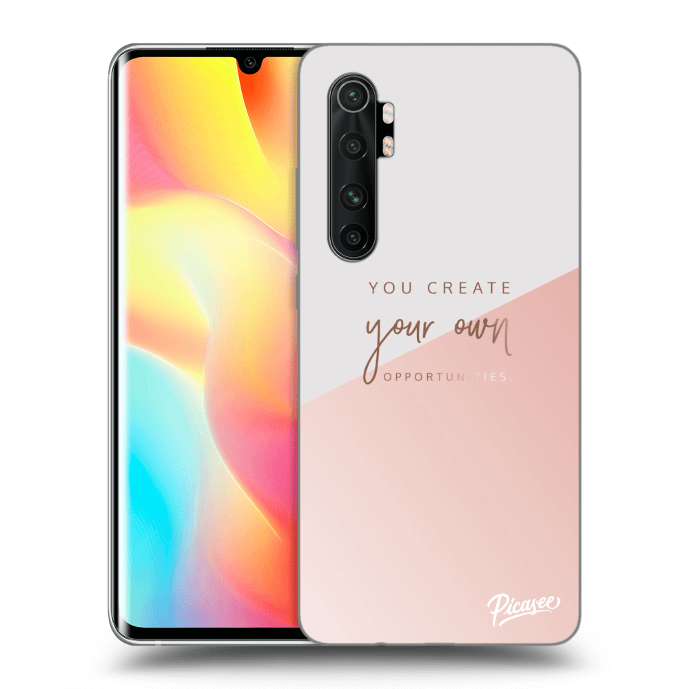 Picasee silikónový čierny obal pre Xiaomi Mi Note 10 Lite - You create your own opportunities