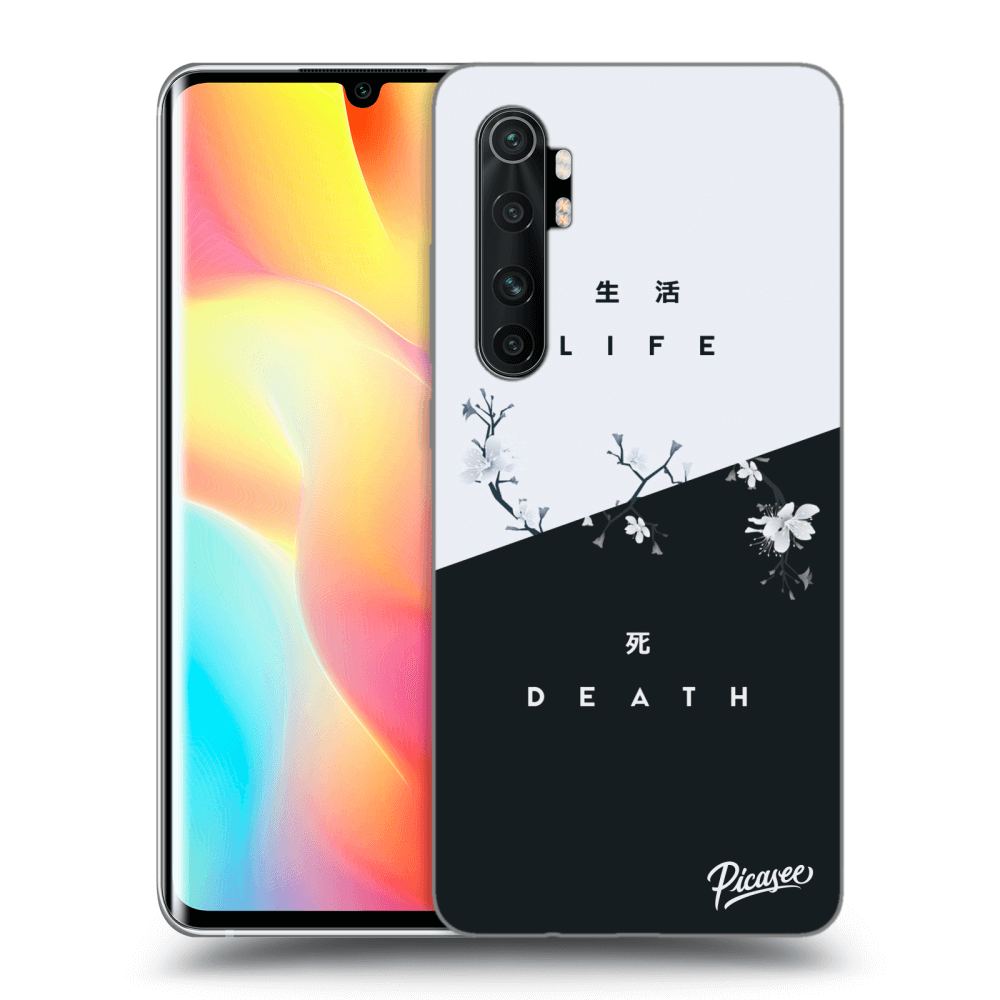 Picasee silikónový čierny obal pre Xiaomi Mi Note 10 Lite - Life - Death