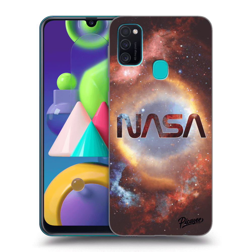 Picasee silikónový čierny obal pre Samsung Galaxy M21 M215F - Nebula
