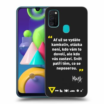 Obal pre Samsung Galaxy M21 M215F - Kazma - SVĚT PATŘÍ TĚM, CO SE NEPOSEROU