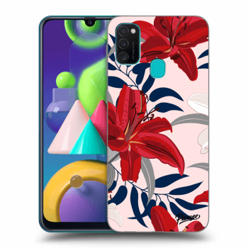 Obal pre Samsung Galaxy M21 M215F - Red Lily