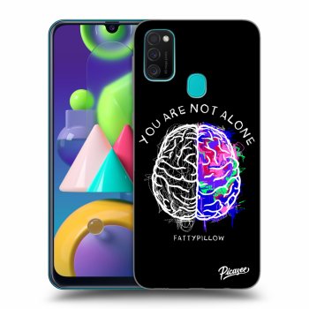 Obal pre Samsung Galaxy M21 M215F - Brain - White