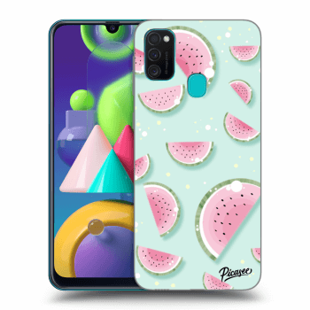 Picasee silikónový čierny obal pre Samsung Galaxy M21 M215F - Watermelon 2