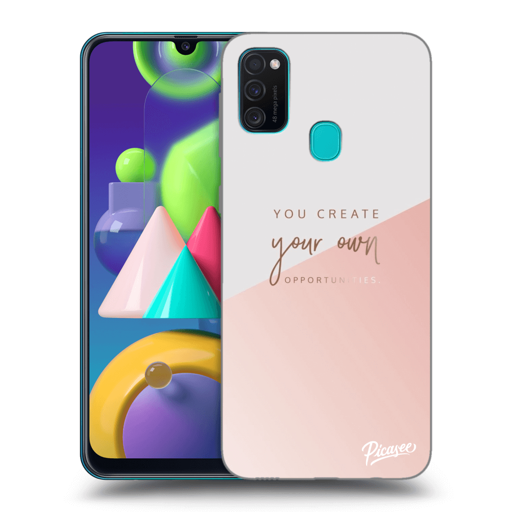 Picasee silikónový čierny obal pre Samsung Galaxy M21 M215F - You create your own opportunities