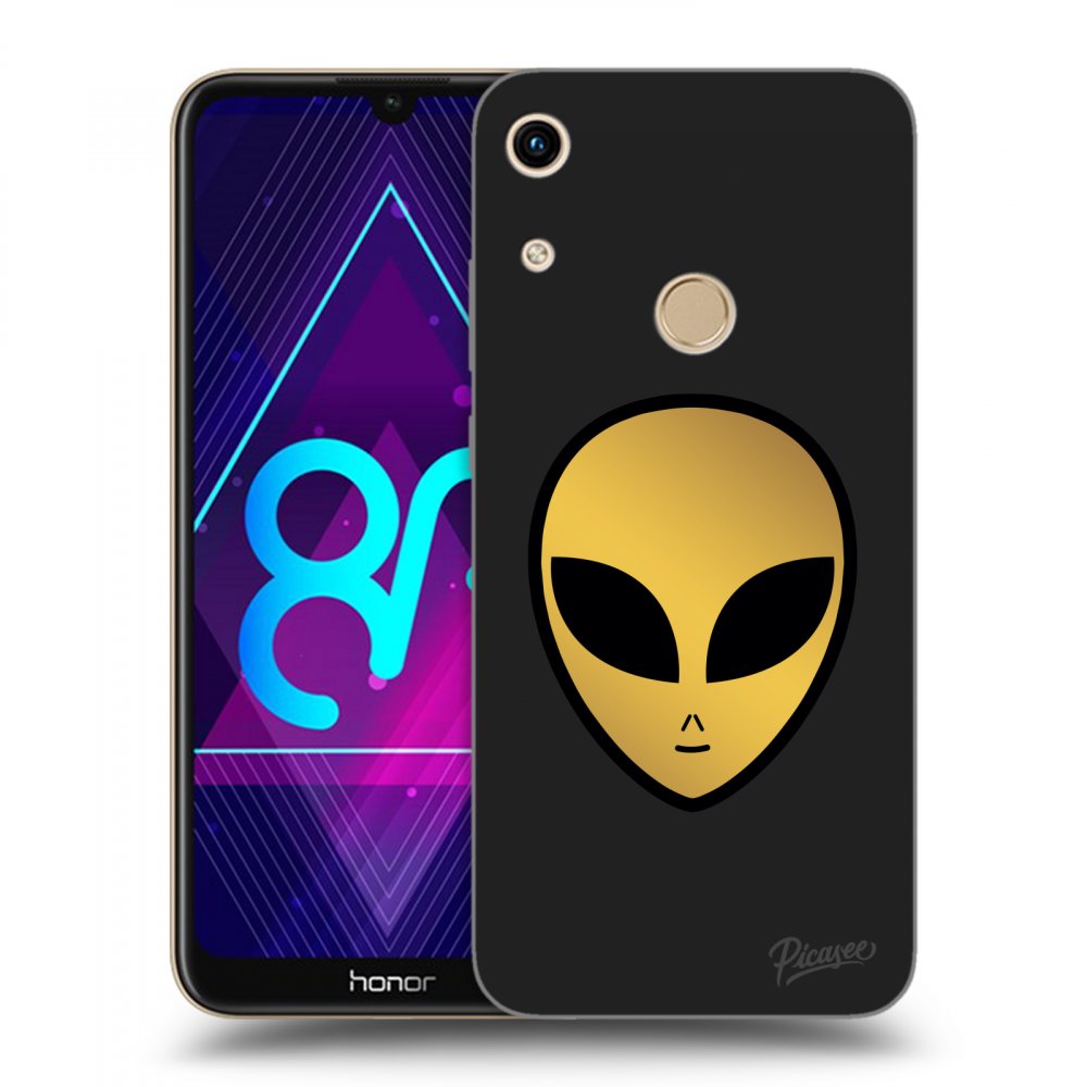 Picasee silikónový čierny obal pre Honor 8A - Earth - Alien