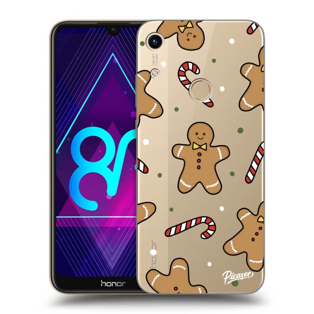 Picasee silikónový prehľadný obal pre Honor 8A - Gingerbread