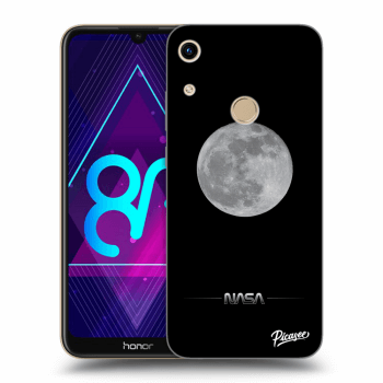 Picasee silikónový čierny obal pre Honor 8A - Moon Minimal