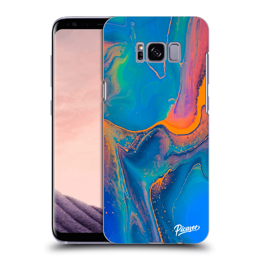 Picasee silikónový prehľadný obal pre Samsung Galaxy S8 G950F - Rainbow