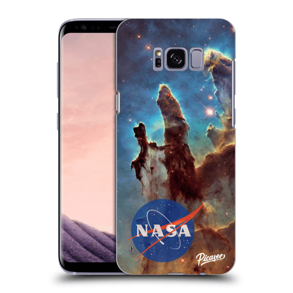 Picasee silikónový čierny obal pre Samsung Galaxy S8 G950F - Eagle Nebula