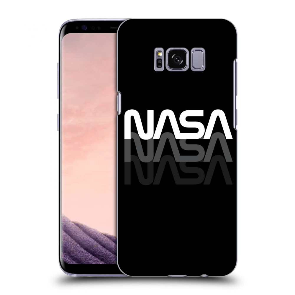 Picasee silikónový čierny obal pre Samsung Galaxy S8 G950F - NASA Triple
