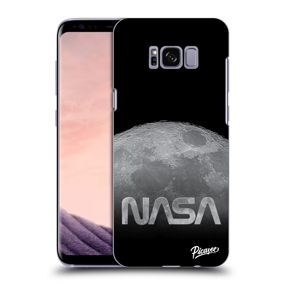 Picasee silikónový čierny obal pre Samsung Galaxy S8 G950F - Moon Cut