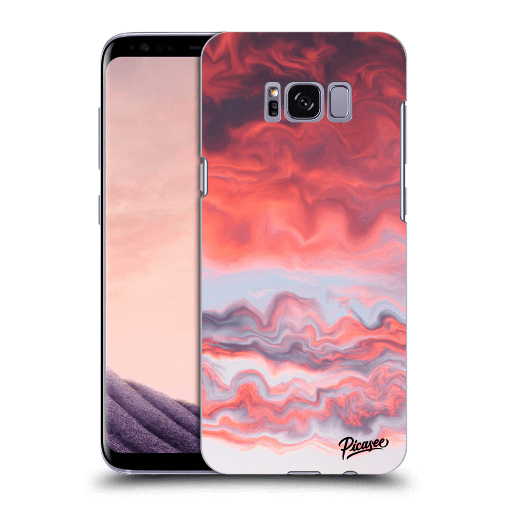 Picasee silikónový čierny obal pre Samsung Galaxy S8 G950F - Sunset