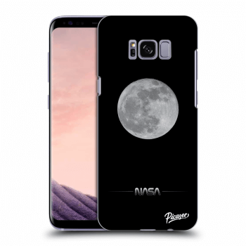 Picasee silikónový čierny obal pre Samsung Galaxy S8 G950F - Moon Minimal