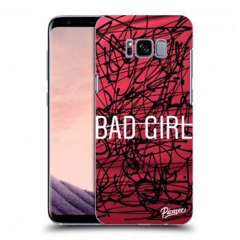 Picasee silikónový prehľadný obal pre Samsung Galaxy S8 G950F - Bad girl