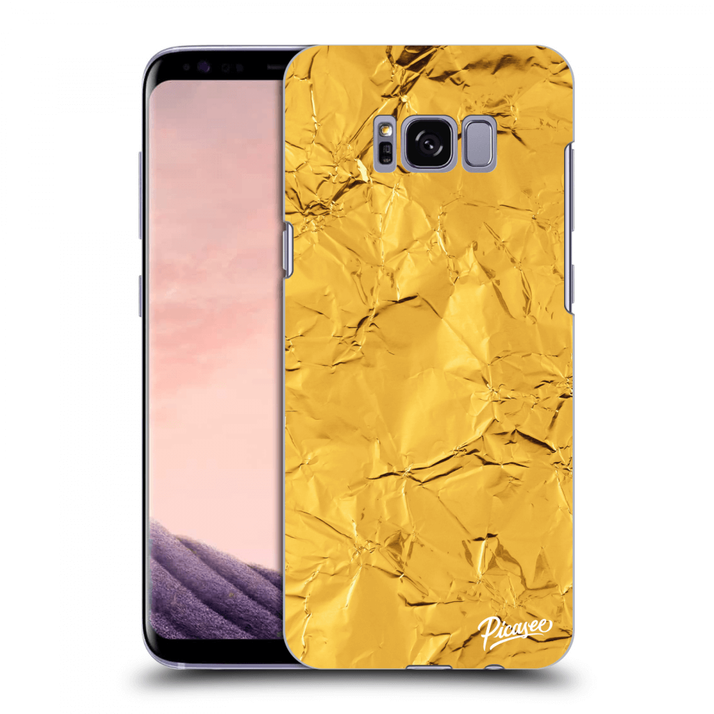 Picasee silikónový prehľadný obal pre Samsung Galaxy S8 G950F - Gold