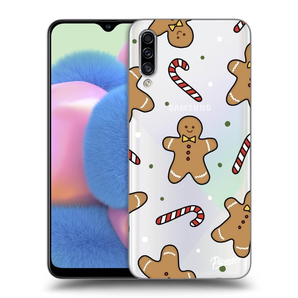 Picasee silikónový prehľadný obal pre Samsung Galaxy A30s A307F - Gingerbread