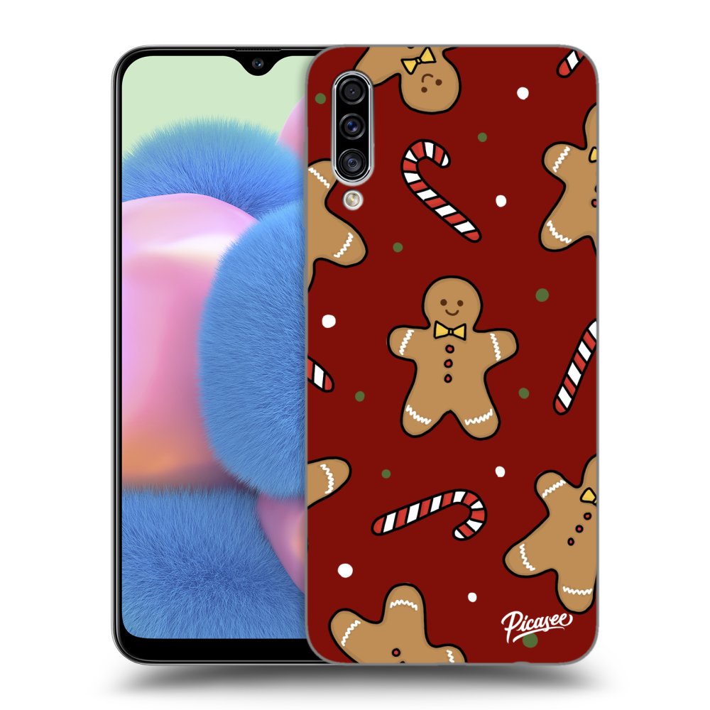 Picasee silikónový prehľadný obal pre Samsung Galaxy A30s A307F - Gingerbread 2