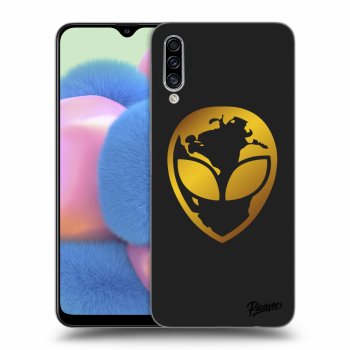 Obal pre Samsung Galaxy A30s A307F - EARTH - Gold Alien 3.0