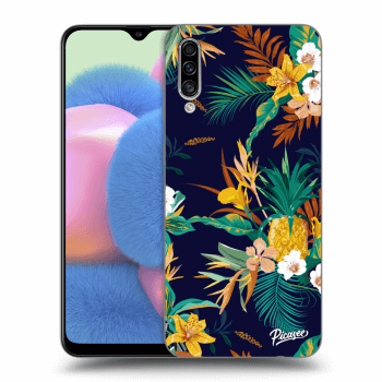 Picasee silikónový prehľadný obal pre Samsung Galaxy A30s A307F - Pineapple Color