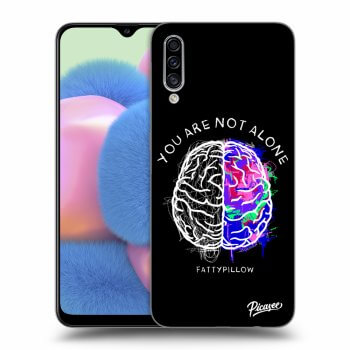 Obal pre Samsung Galaxy A30s A307F - Brain - White