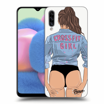 Obal pre Samsung Galaxy A30s A307F - Crossfit girl - nickynellow