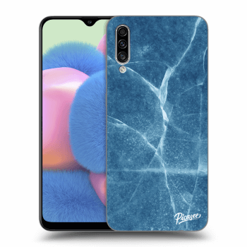 Picasee silikónový prehľadný obal pre Samsung Galaxy A30s A307F - Blue marble