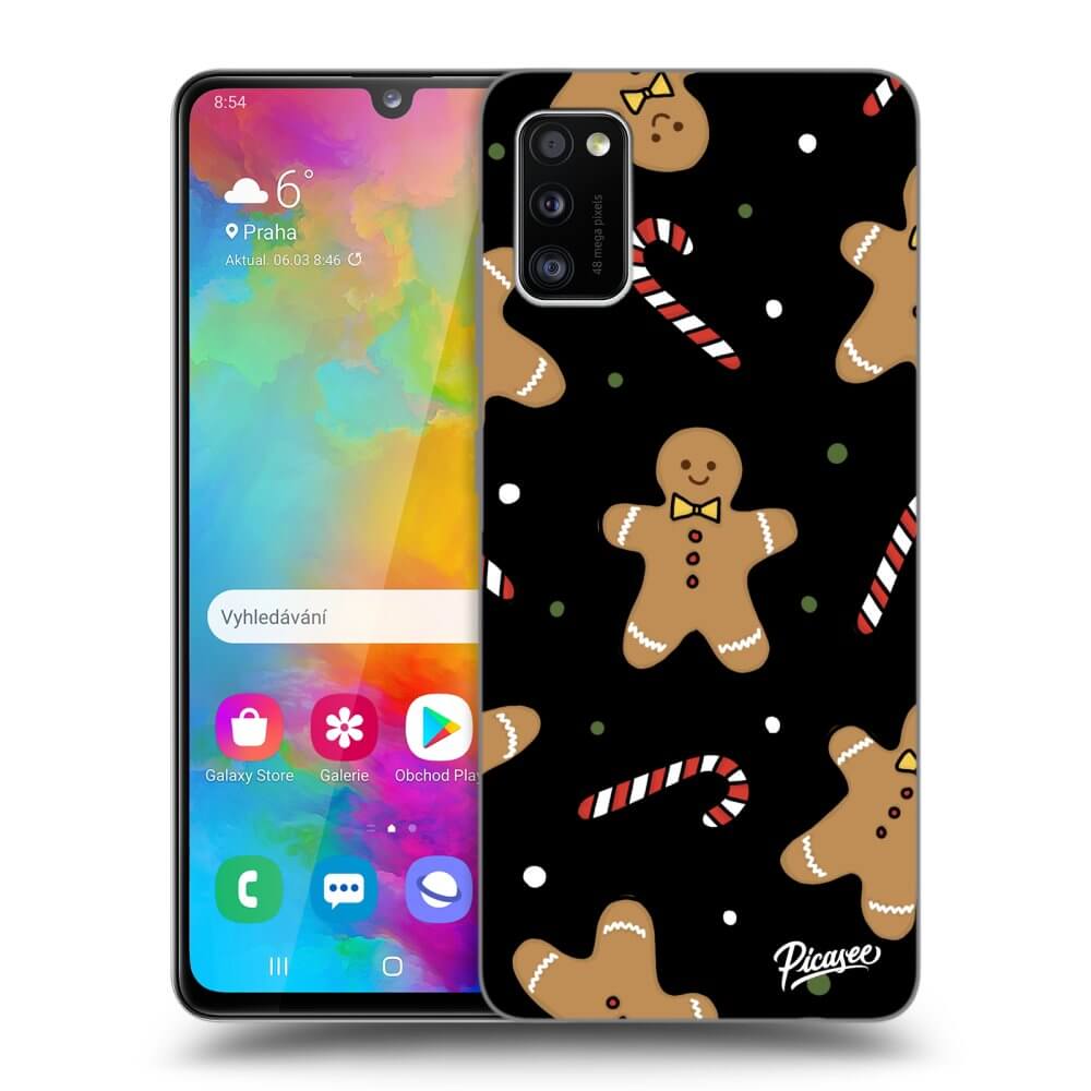 Picasee silikónový čierny obal pre Samsung Galaxy A41 A415F - Gingerbread