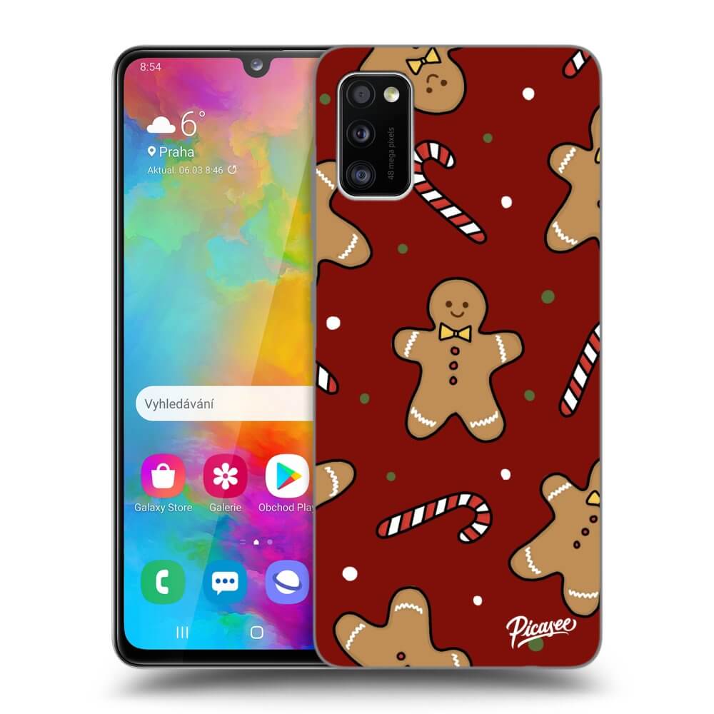 Picasee silikónový čierny obal pre Samsung Galaxy A41 A415F - Gingerbread 2