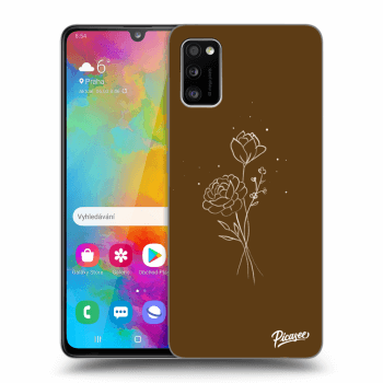 Picasee ULTIMATE CASE pro Samsung Galaxy A41 A415F - Brown flowers