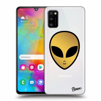 Picasee silikónový prehľadný obal pre Samsung Galaxy A41 A415F - Earth - Alien
