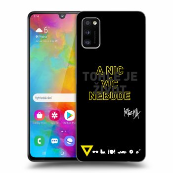 Obal pre Samsung Galaxy A41 A415F - Kazma - TOHLE JE ŽIVOT A NIC VÍC NEBUDE