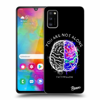 Obal pre Samsung Galaxy A41 A415F - Brain - White