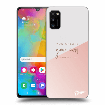 Picasee silikónový čierny obal pre Samsung Galaxy A41 A415F - You create your own opportunities