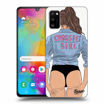 Obal pre Samsung Galaxy A41 A415F - Crossfit girl - nickynellow