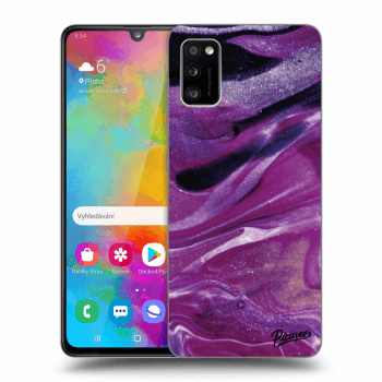 Obal pre Samsung Galaxy A41 A415F - Purple glitter