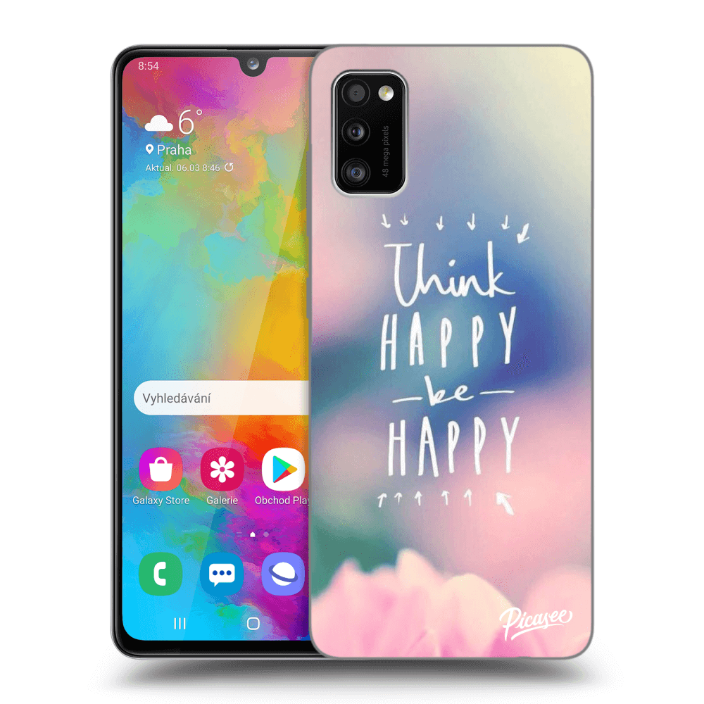 Picasee ULTIMATE CASE pro Samsung Galaxy A41 A415F - Think happy be happy