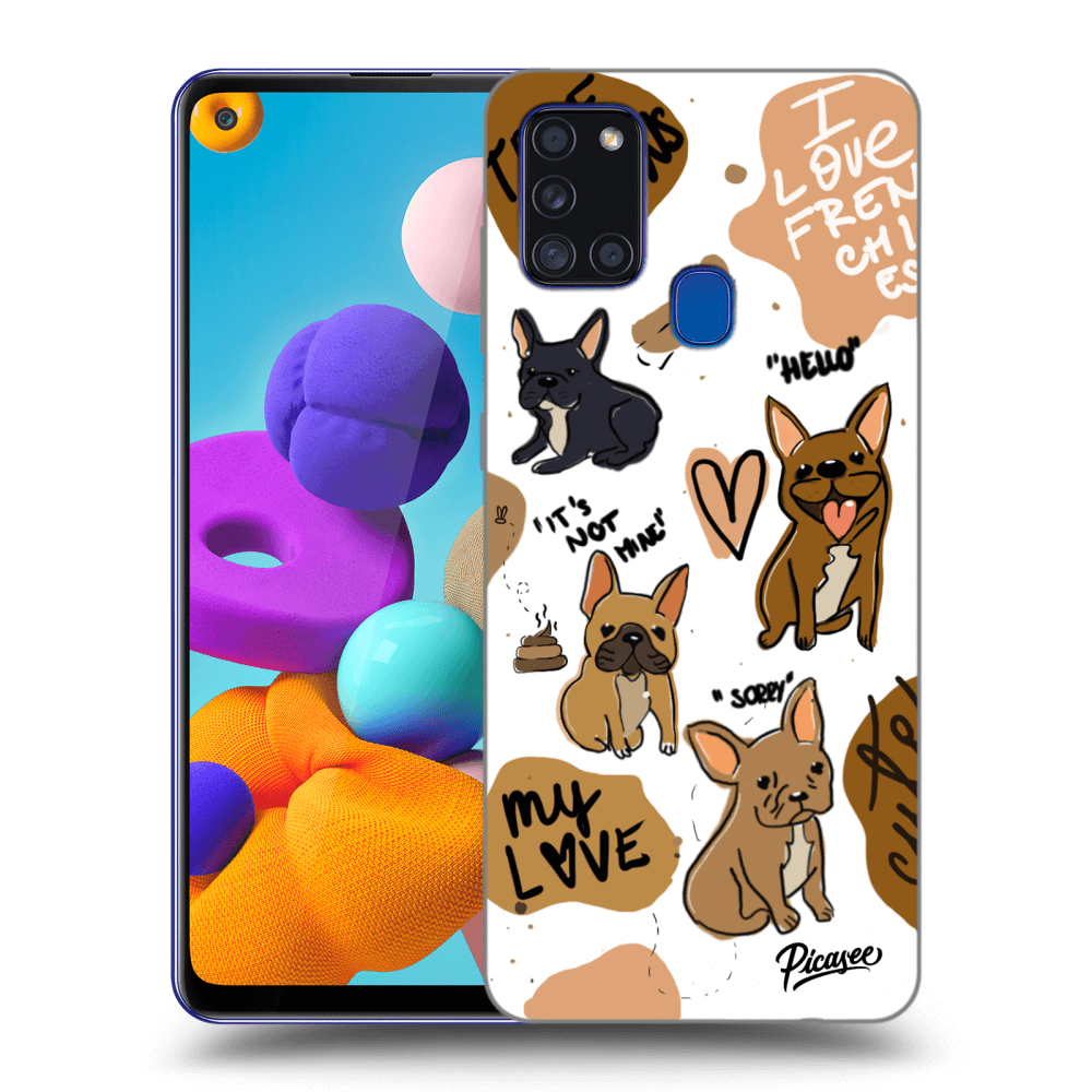 Picasee ULTIMATE CASE pro Samsung Galaxy A21s - Frenchies