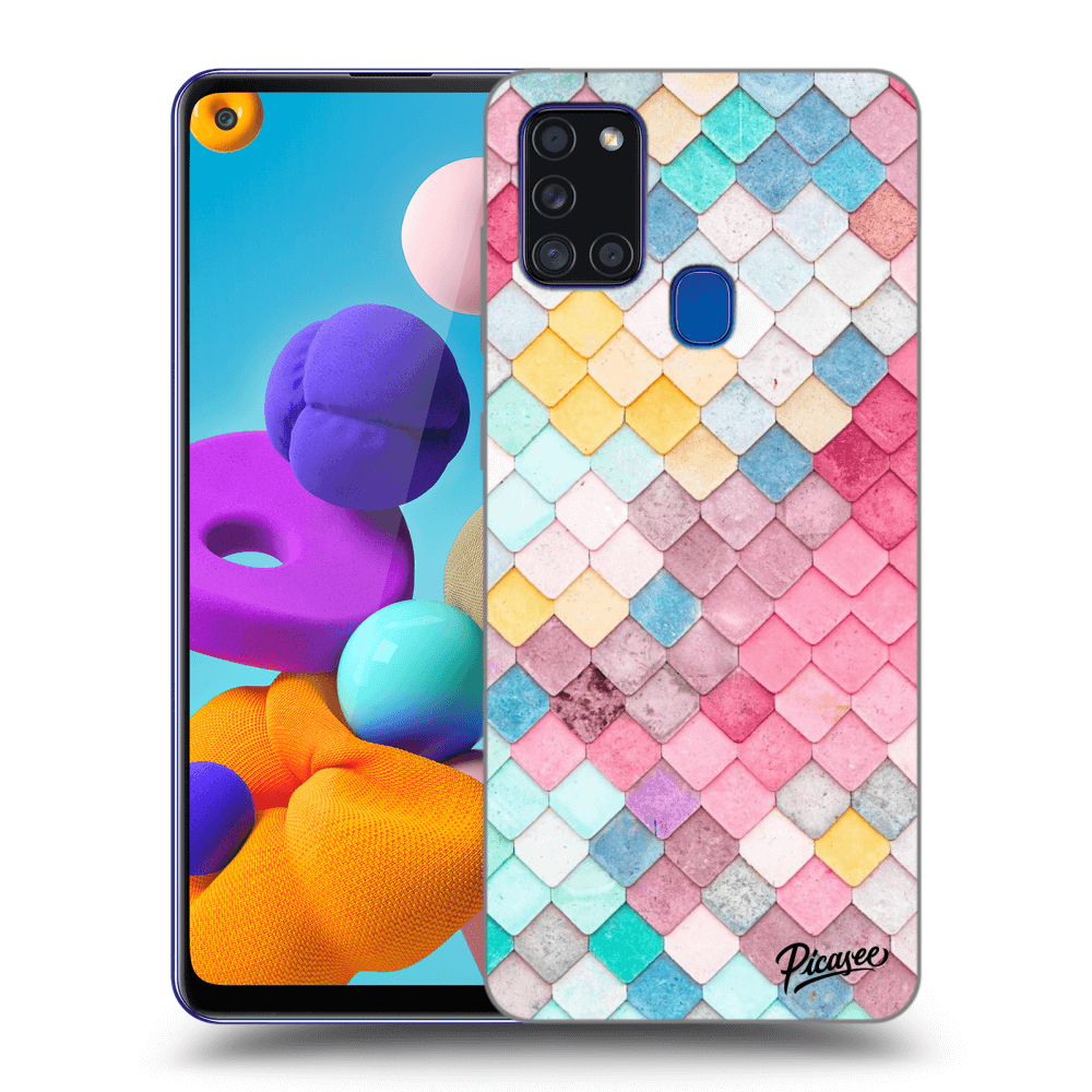 Picasee ULTIMATE CASE pro Samsung Galaxy A21s - Colorful roof