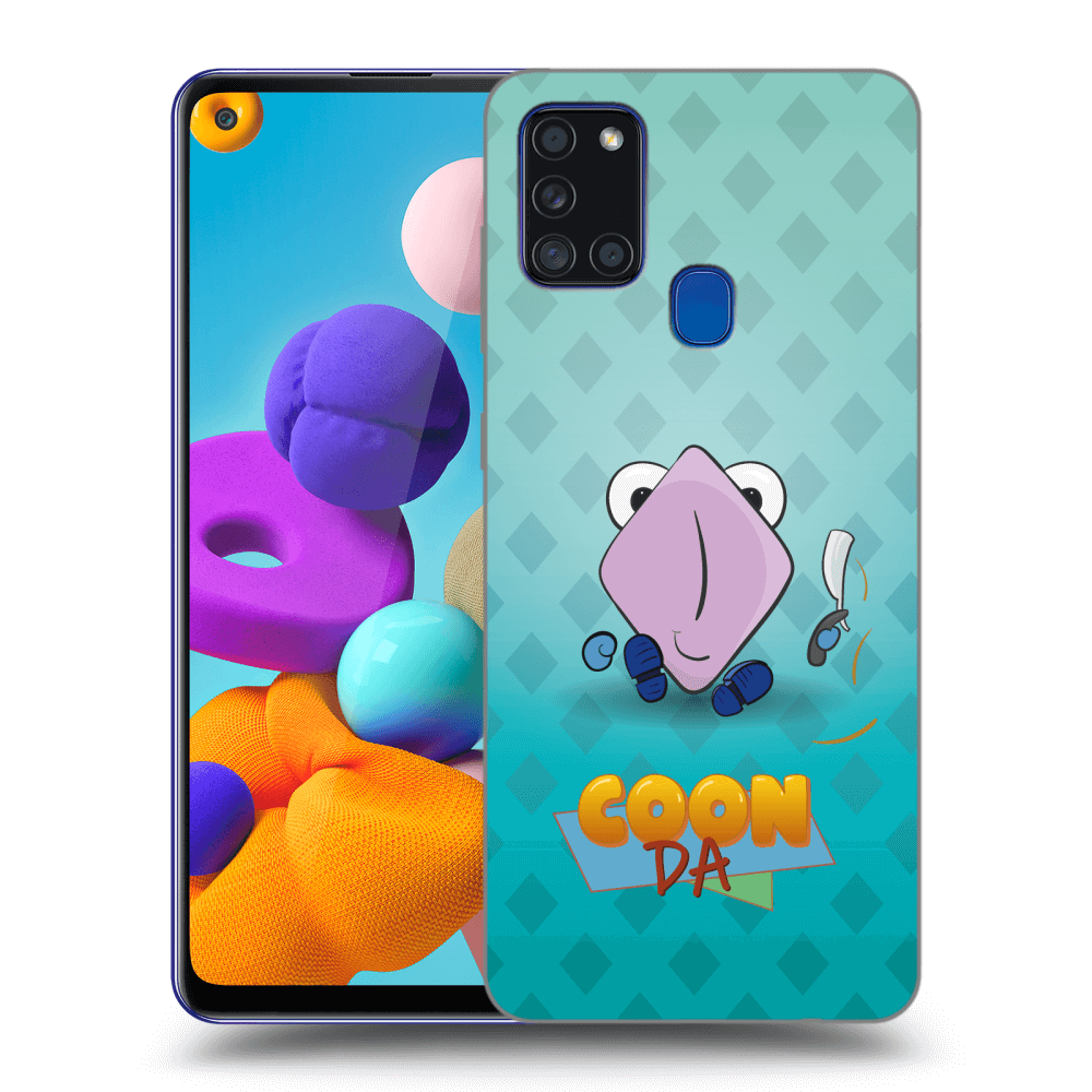 Picasee silikónový prehľadný obal pre Samsung Galaxy A21s - COONDA holátko - světlá