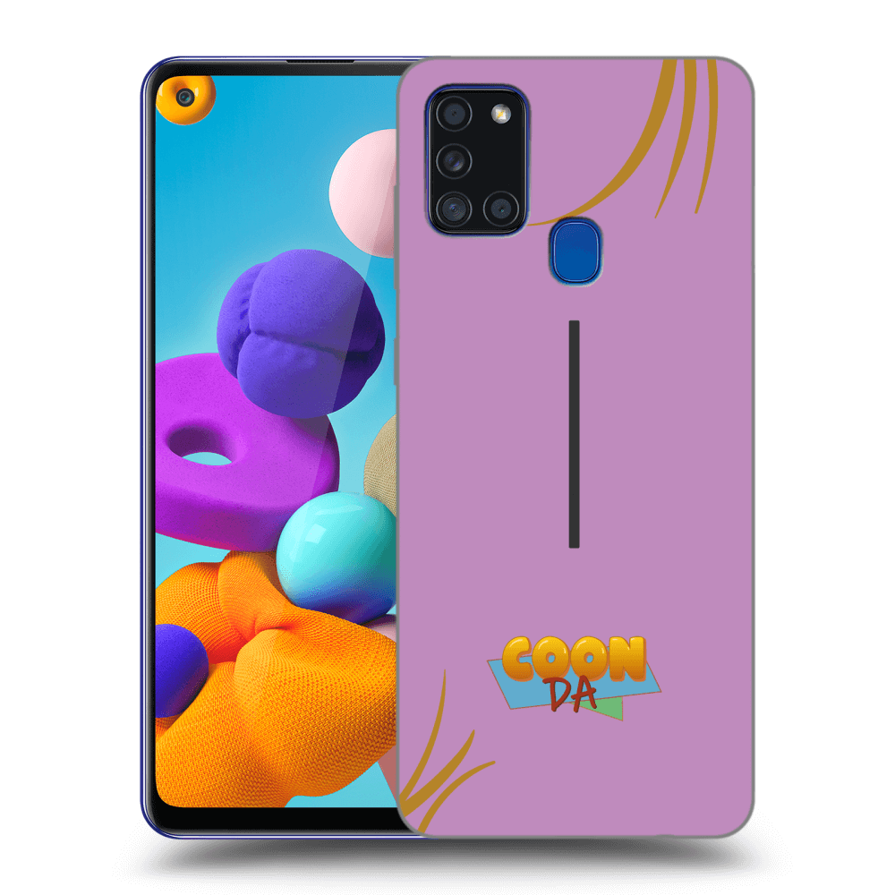 Picasee silikónový prehľadný obal pre Samsung Galaxy A21s - COONDA růžovka