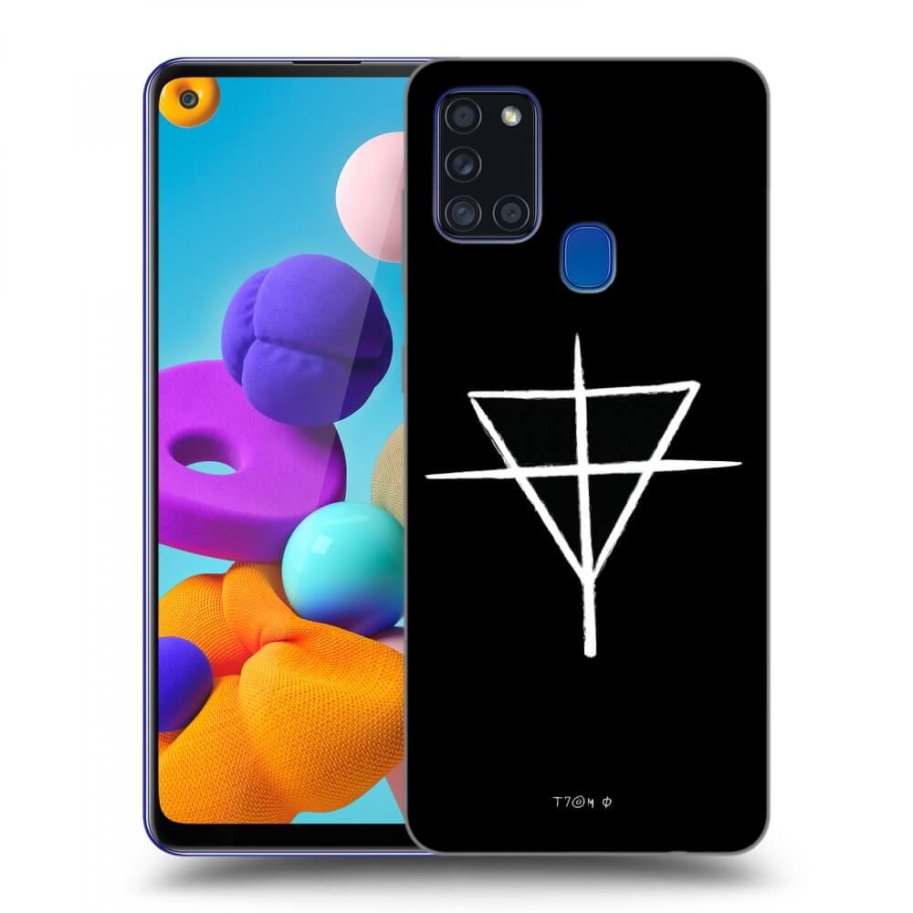 Picasee silikónový čierny obal pre Samsung Galaxy A21s - ONEMANSHOW THE GAME