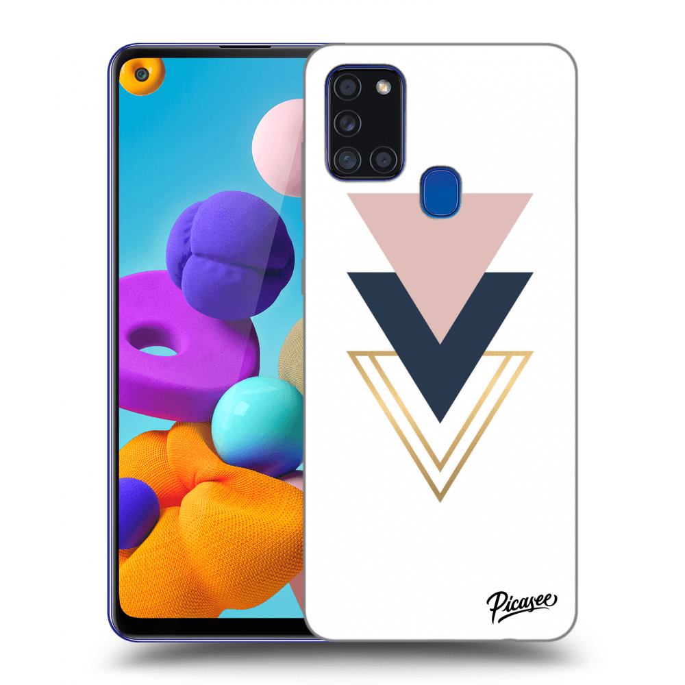Picasee ULTIMATE CASE pro Samsung Galaxy A21s - Triangles