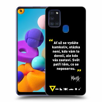 Obal pre Samsung Galaxy A21s - Kazma - SVĚT PATŘÍ TĚM, CO SE NEPOSEROU